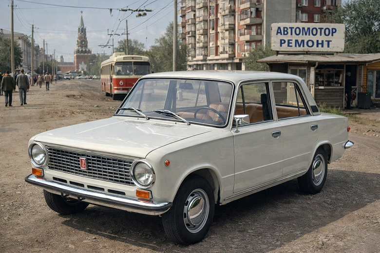 Советская &laquo;Копейка&raquo; по цене Lada Vesta. В России выставили ВАЗ-2101 с пробегом всего 7300 км &mdash; машина провела 30 лет в подвешенном состоянии